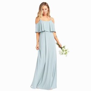Show Me Your MuMu Caitlin Ruffle Maxi Dress